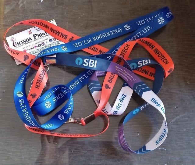 Printed Lanyards (Dori) made by Chanda Printers